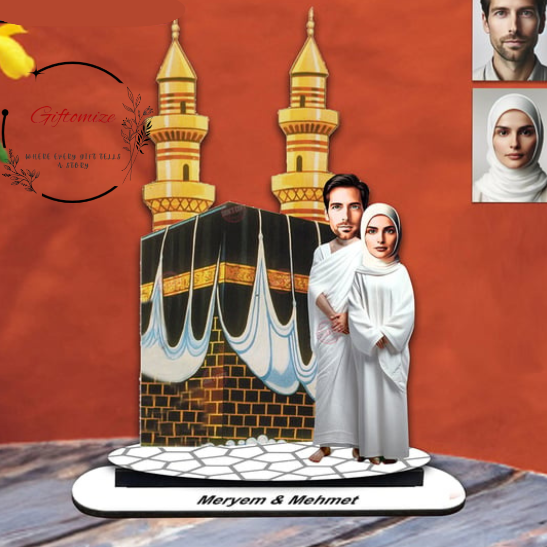 Couple Pilgrim Miniature