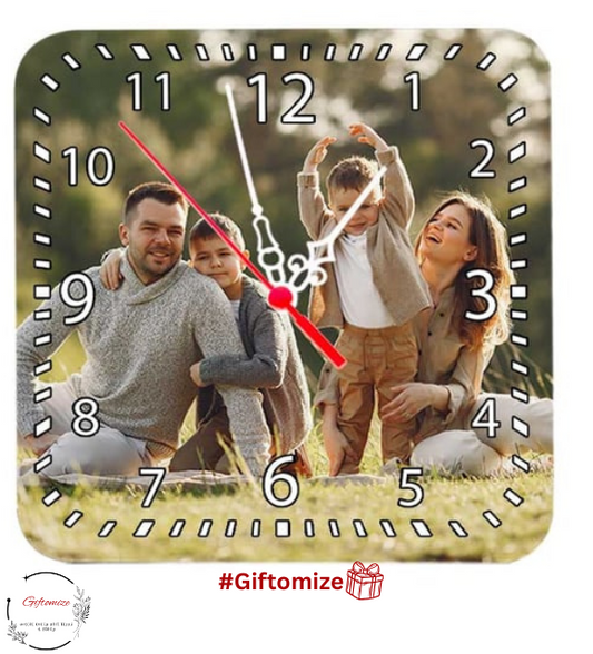 Customizable Wall Clock - family